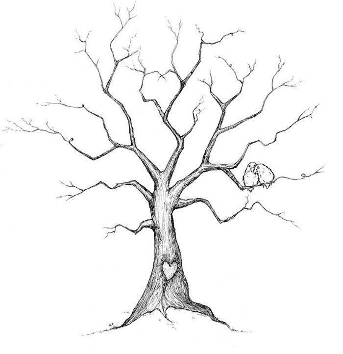 Идеи: дерево пожеланий с отпечатками