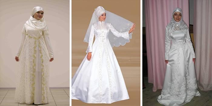 Мусульманские свадебные платья. модели, фасоны, фото, какое лучше купить