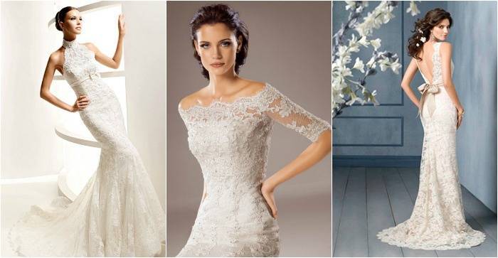 Красивые модели шикарных кружевных свадебных платьев и как выбрать лучшее