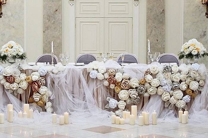 Украшение зала на свадьбу (86 фото): оформление свадебного банкетного помещения в стиле «рустик» и других