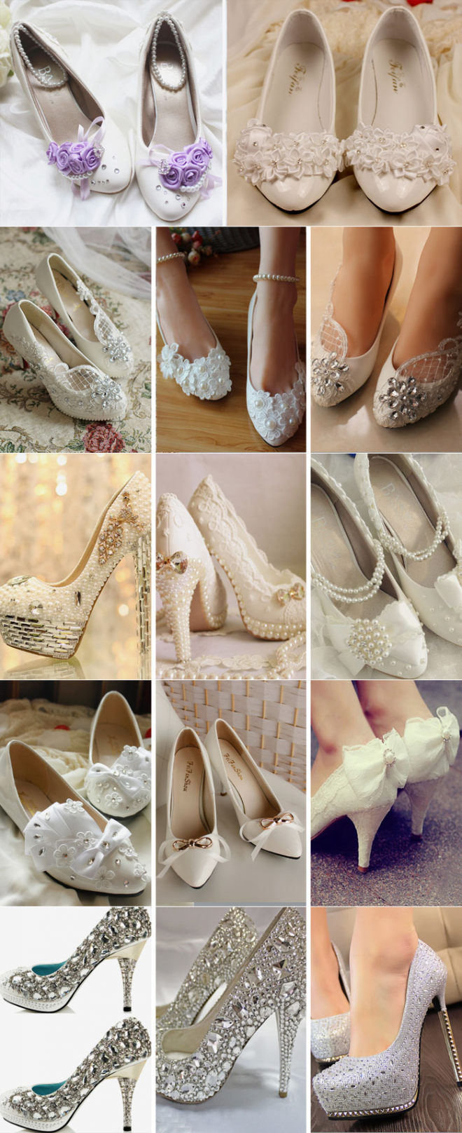 Свадебные туфли (107 фото): белые модели 2020 на свадьбу на низком каблуке для невесты, на танкетке, платформе и шпильке