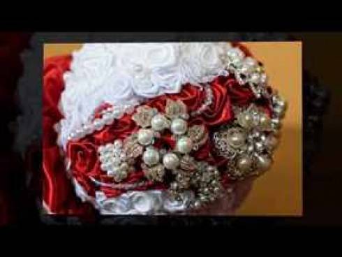 Брошь-букет на свадьбу: яркий акцент в образе невесты
