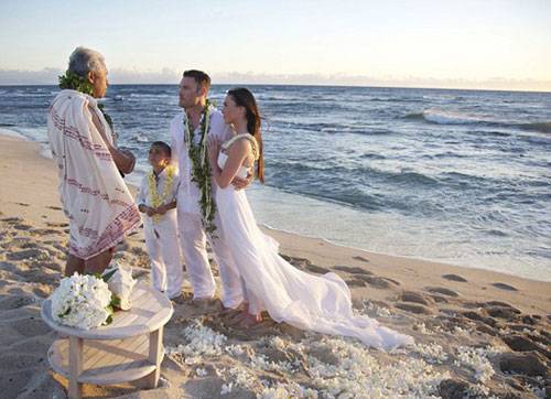 Свадебная церемония на пляже – фото