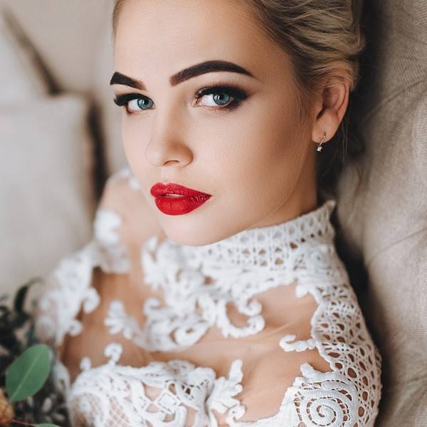 Свадебный макияж — 2019: идеи для блондинок и брюнеток