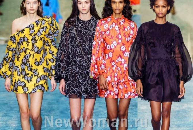 Самые красивые шифоновые платья 2020-2021: короткие, миди, длинные шифоновые платья - фото новинки