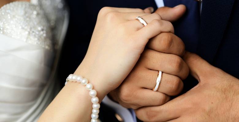 На каком пальце носят обручальное кольцо и помолвочное в россии мужчины и женщины | залог успеха (бывший goldprice)