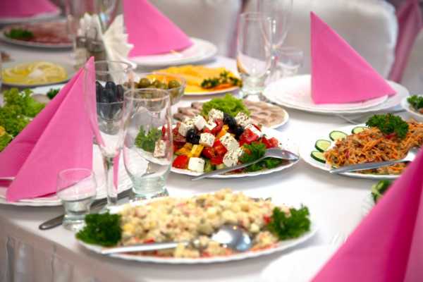 Примерное меню на свадьбу на человека: как рассчитать количество еды в ресторане или кафе?
