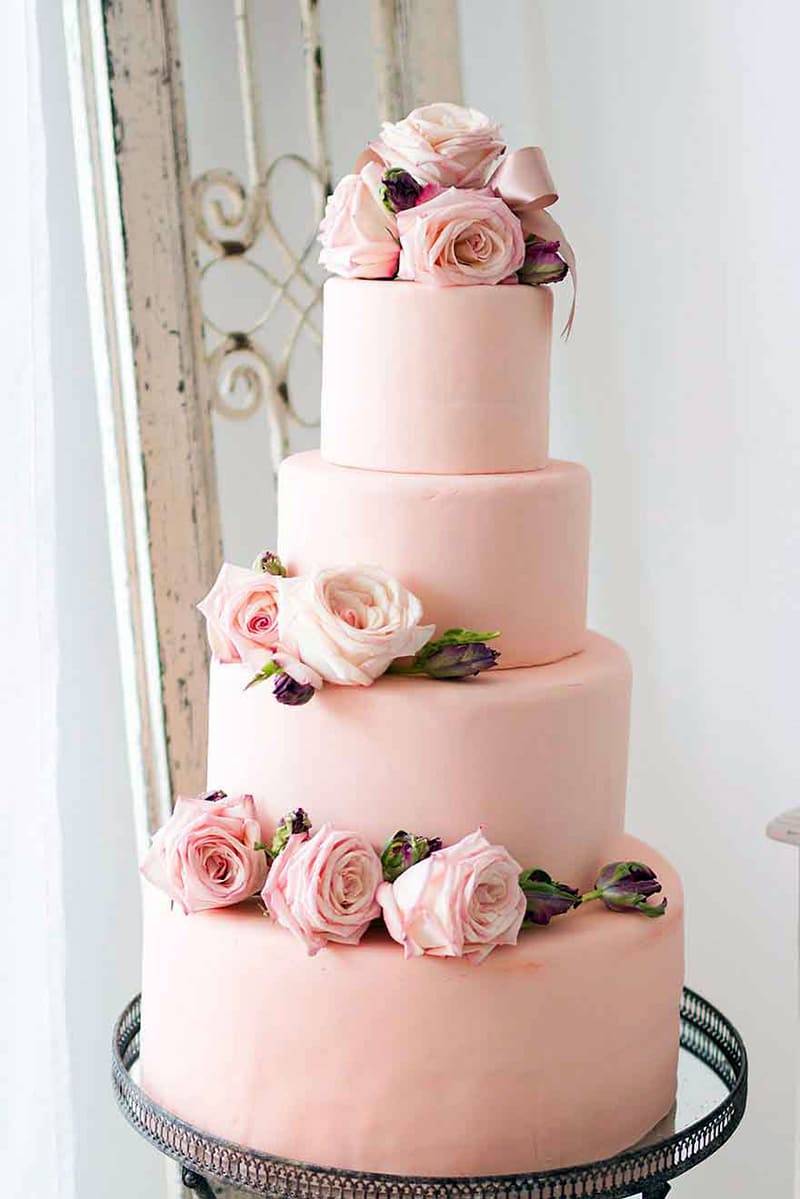 Белый свадебный торт: идеи оформления и варианты сочетания с другими цветами