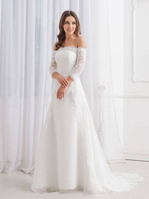 Свадебные платья для полных женщин: подчеркните роскошную фигуру!