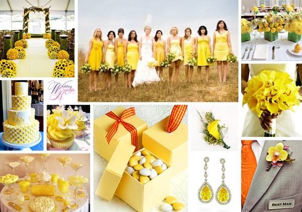 Свадьба в золотом цвете: основные моменты