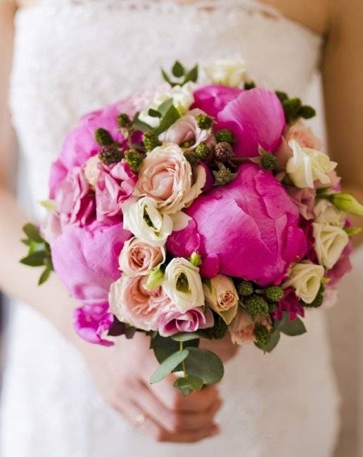 Цветы для свадебного букета невесты