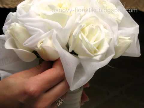 Свадебный букет своими руками из живых цветов