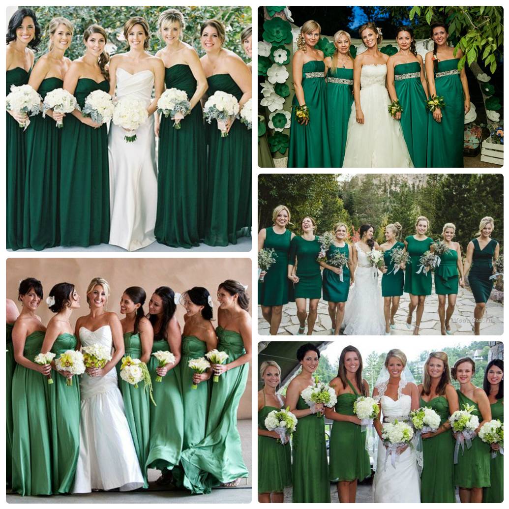 Оригинальная свадьба в зеленом цвете: оформление в гармонии с природой