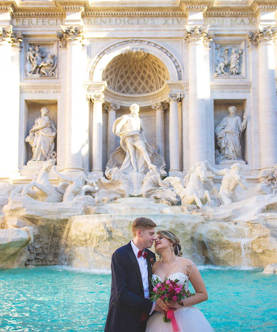 Символическая свадьба  в италии