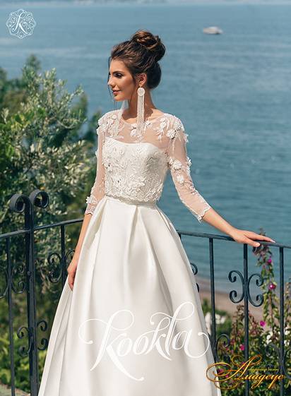 Атласные свадебные платья – сказочно красивый наряд
