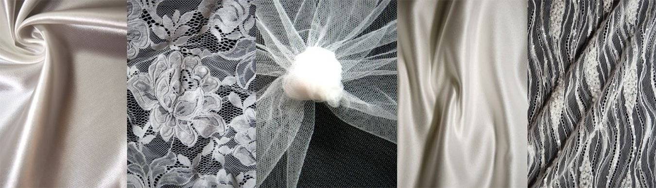 Выбор ткани для пошива свадебного платья