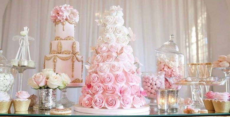 Оригинальное оформление дизайна свадебного торта: стили и варианты