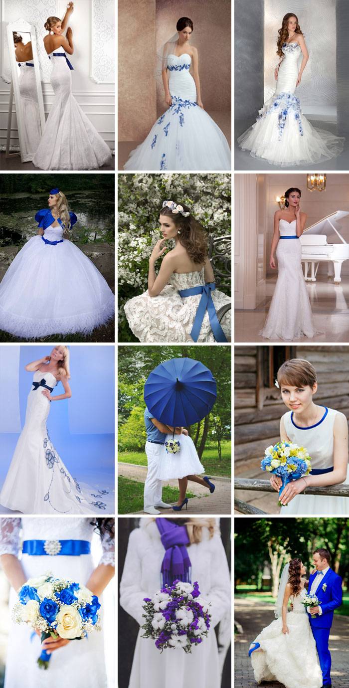 Цветные свадебные платья: самые лучшие модели и цвета  (73 фото)