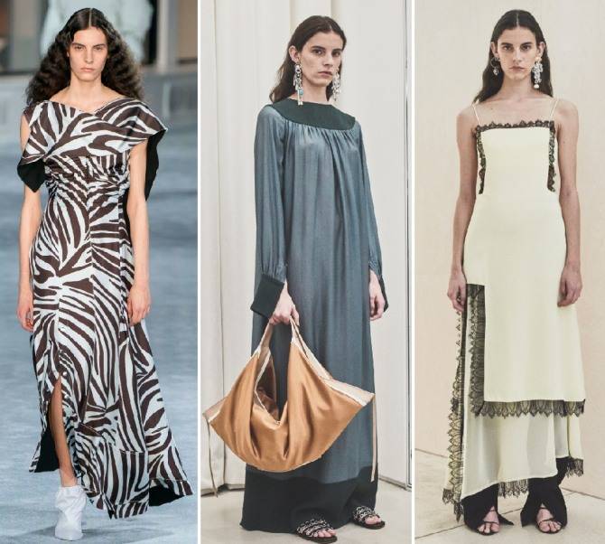 Модные вязаные и трикотажные платья на осень и зиму 2019-2020 года