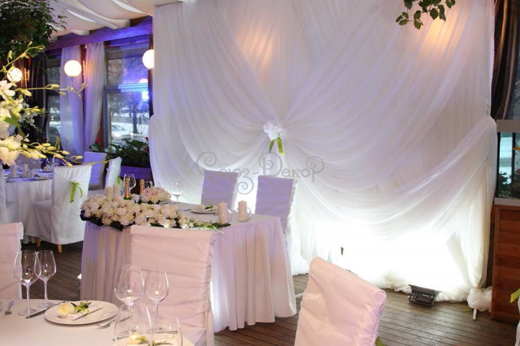 Как недорого оформить зал на свадьбу самостоятельно или при помощи декораторов?