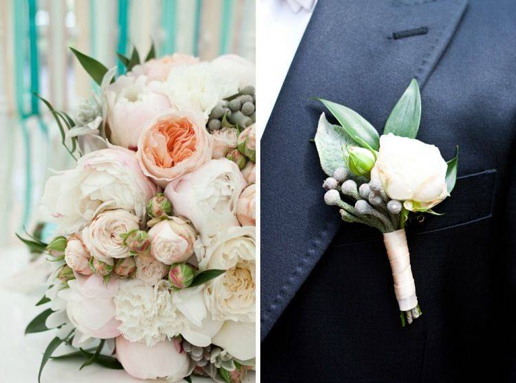 Стильное оформление свадьбы в бело-синем цвете: шаг за шагом
