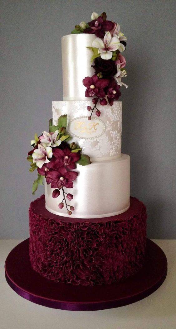 Свадебный торт в стиле прованс