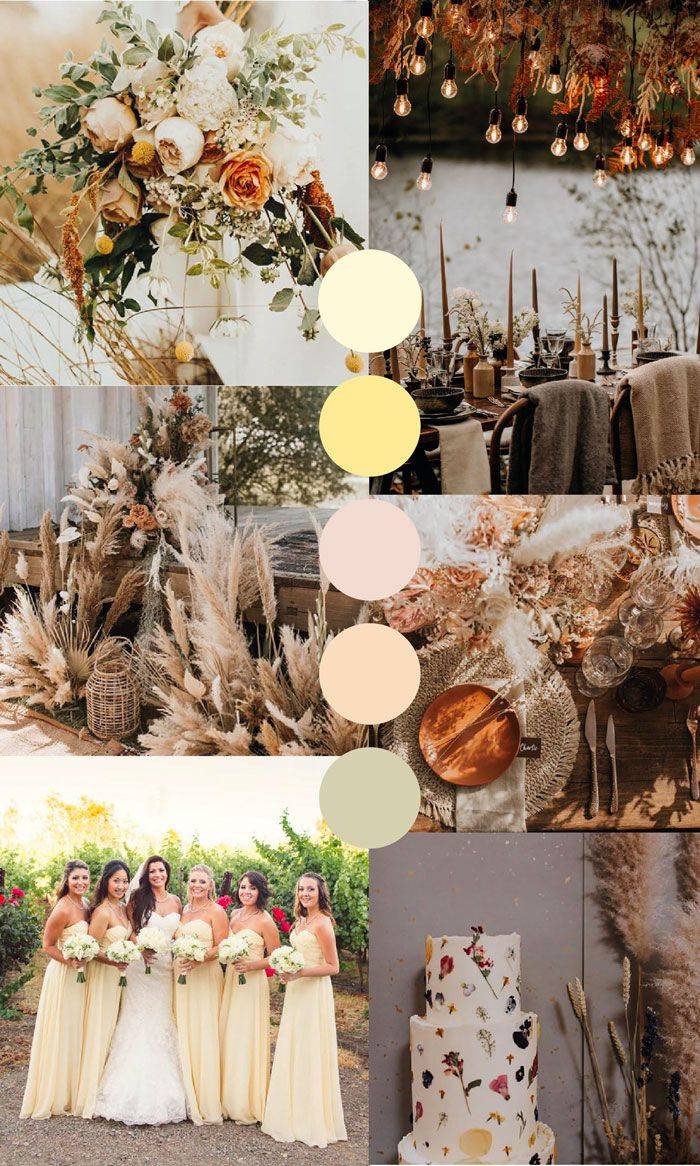 Цвет свадьбы 2020: модные цвета для оформления свадьбы