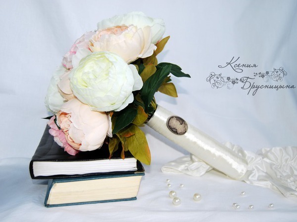 Букет невесты из живых цветов своими руками