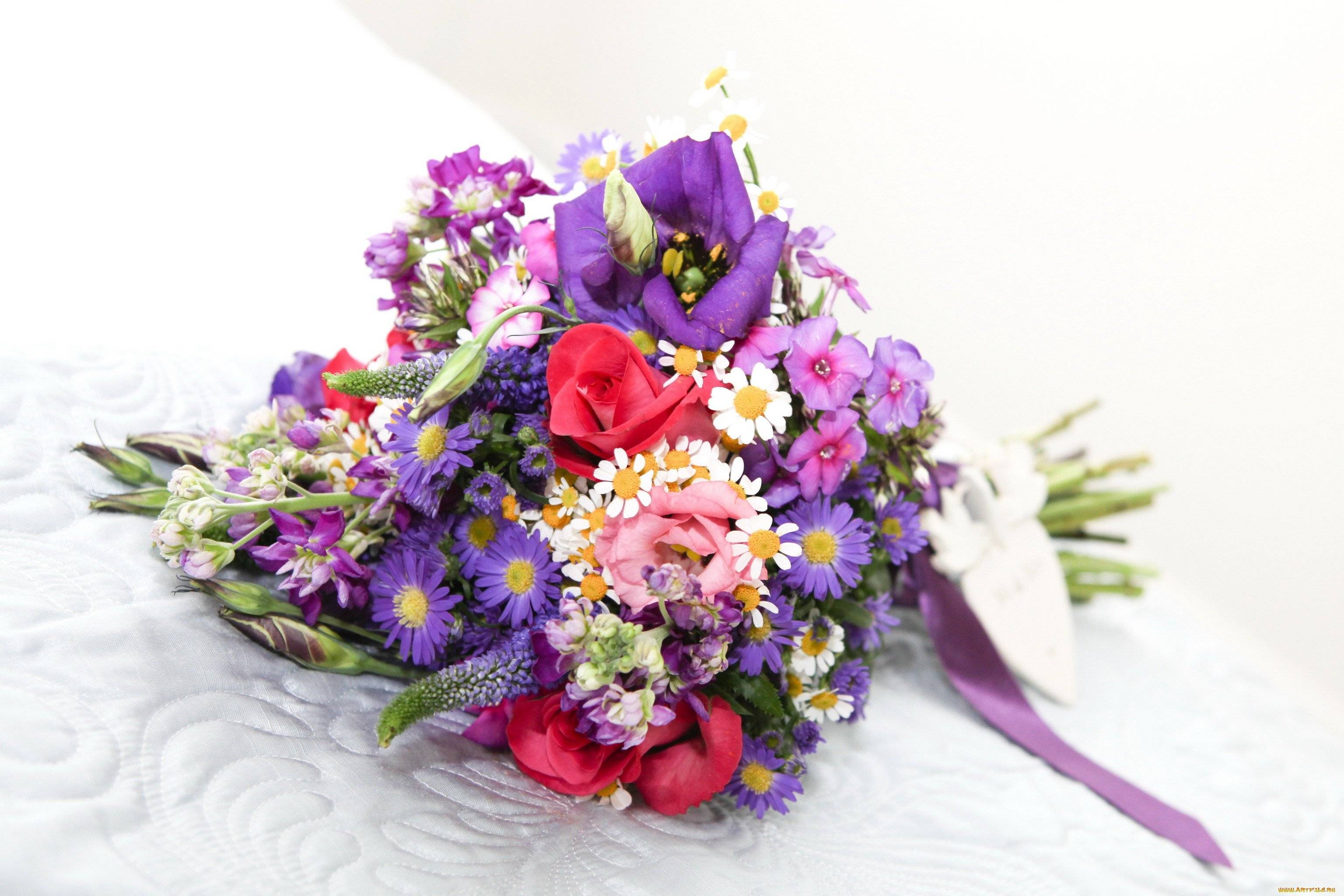 Свадебный букет своими руками из живых цветов