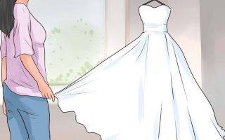 Как самостоятельно отстирать свадебное платье от пятен в домашних условиях