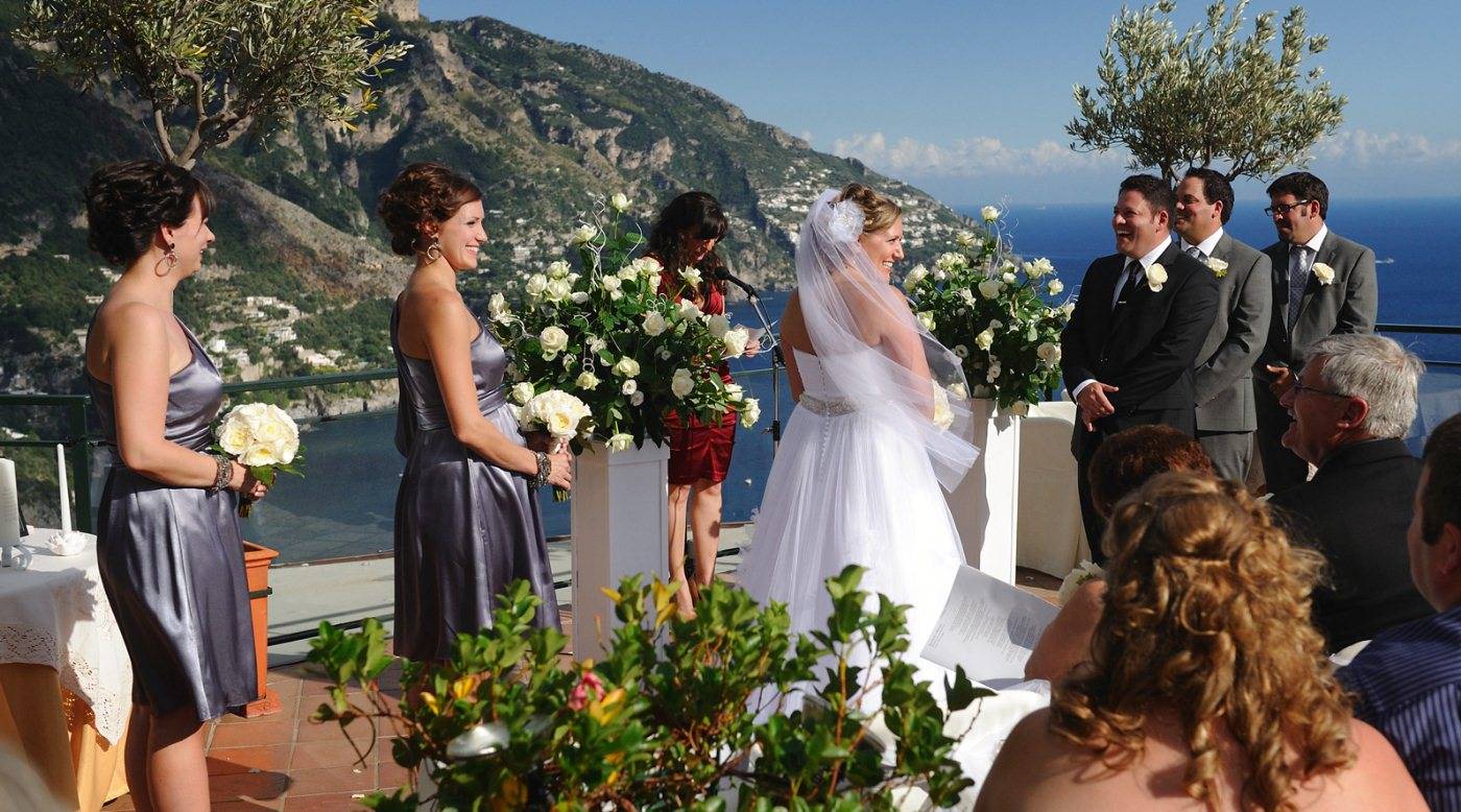 Свадебная церемония в италии