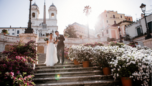 Свадьба в итальянском стиле (фото)