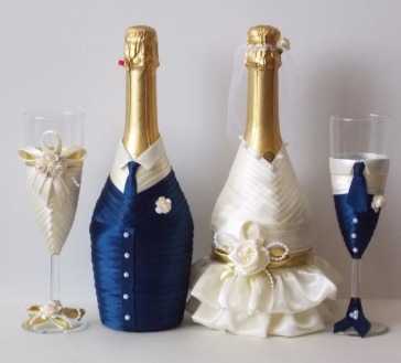 Свадебное шампанское своими руками, мастер-класс.   мастера hand-made