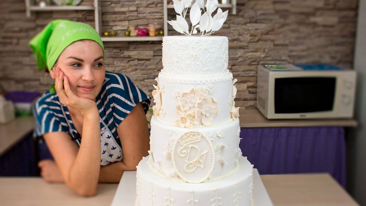 Многоярусный свадебный торт: фото и идеи