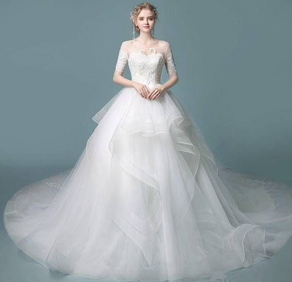 Простые свадебные платья – естественный и легкий образ