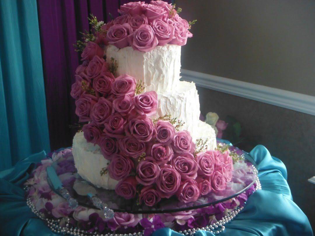 Топ-15 идей для украшения свадебного торта