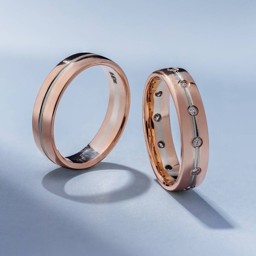 Парные обручальные кольца (97 фото): свадебные золотые кольца бронницкого ювелирного завода и других