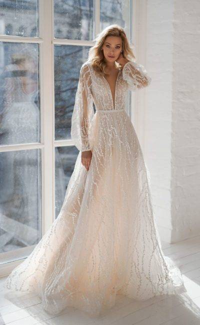 Свадебные платья с длинным рукавом: фото и советы