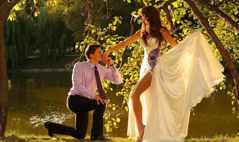 Красивые позы для свадебной фотосессии