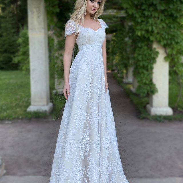 Греческое свадебное платье – самые красивые короткие и длинные модели