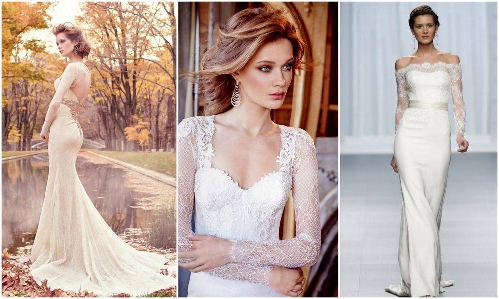 Простые свадебные платья: популярные фасоны и фото