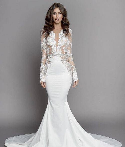 Красивейшие свадебные платья 2020-2021 года — фото новинки, обзор трендовый моделей