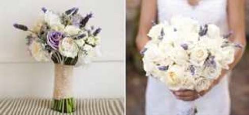 Идеи для букета невесты в фиолетовом цвете
