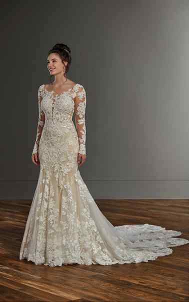Свадебное платье-русалка – женственный и соблазнительный наряд