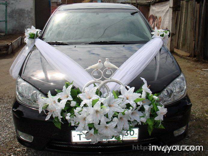 Украшение машины на свадьбу своими руками