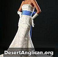 Синее свадебное платье: красивые фасоны и модели (фото)