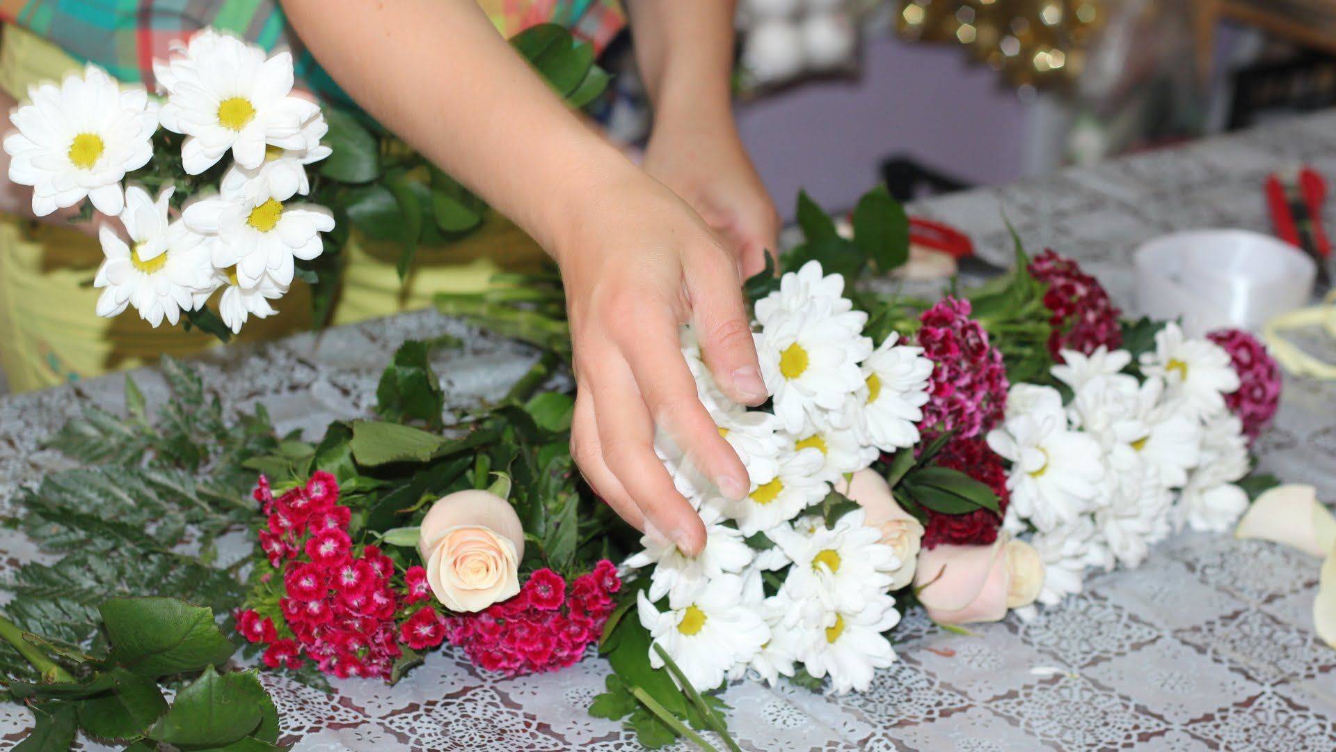 Букет невесты из лилий